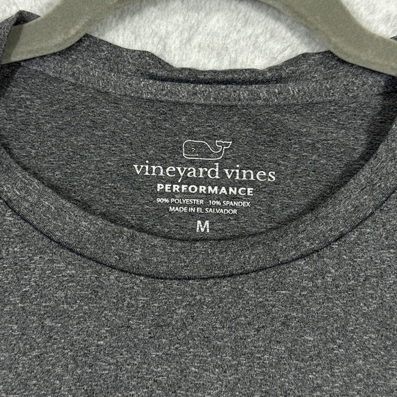 Vineyard Vines Shirt Mens Medium Performance Pullover Long Sleeve‎ Fishing Logo - Picture 5 of 11